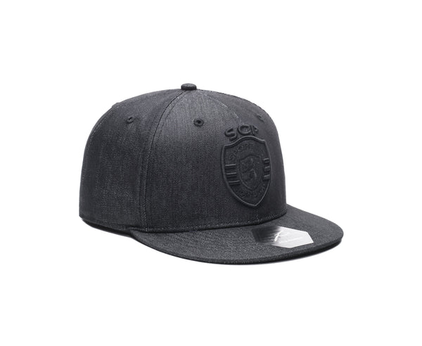 Sporting Clube de Portugal Black Denim Snapback Hat